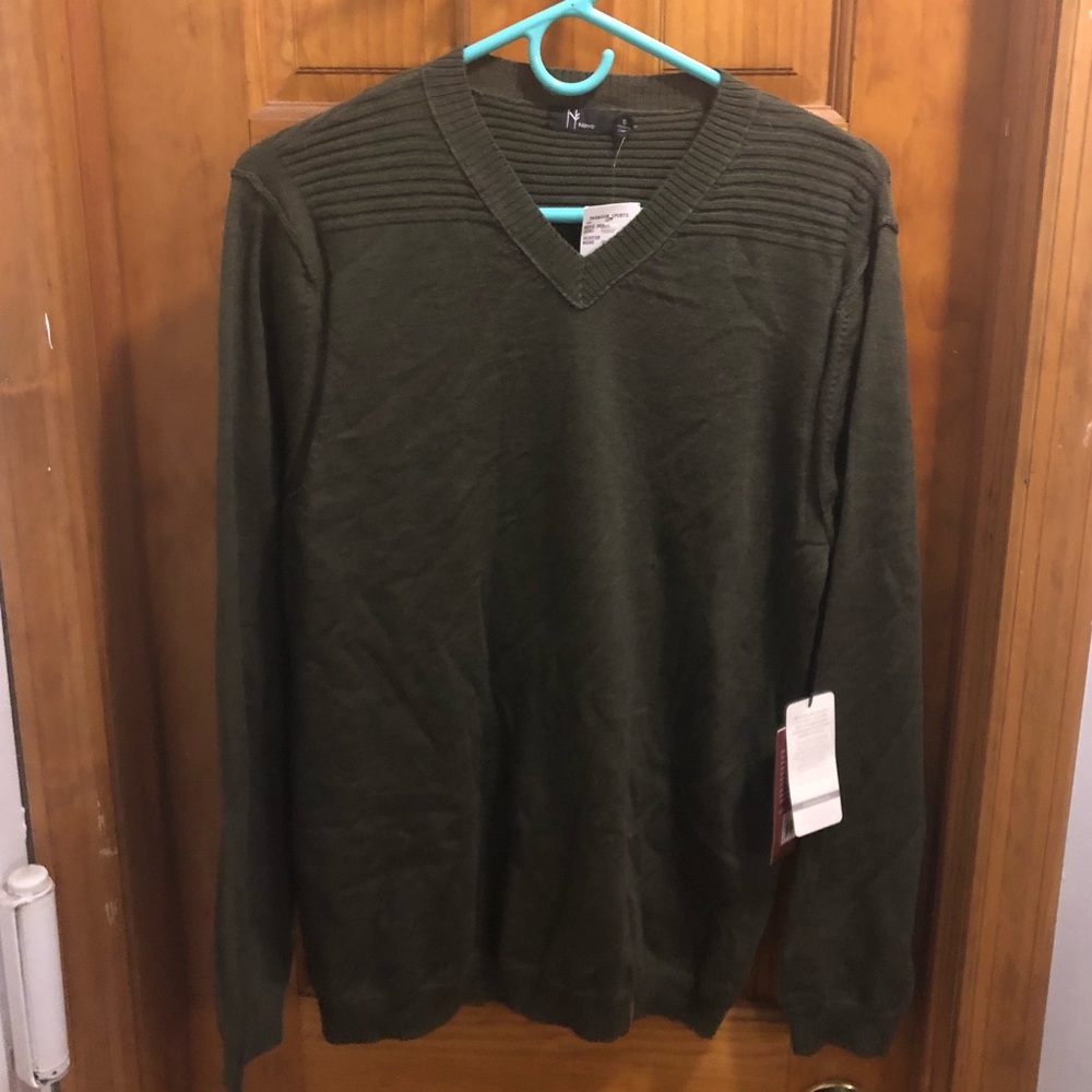 Neve super soft olive colored sweater NWT